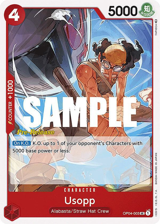 Usopp - Uncommon - One Piece Card Game