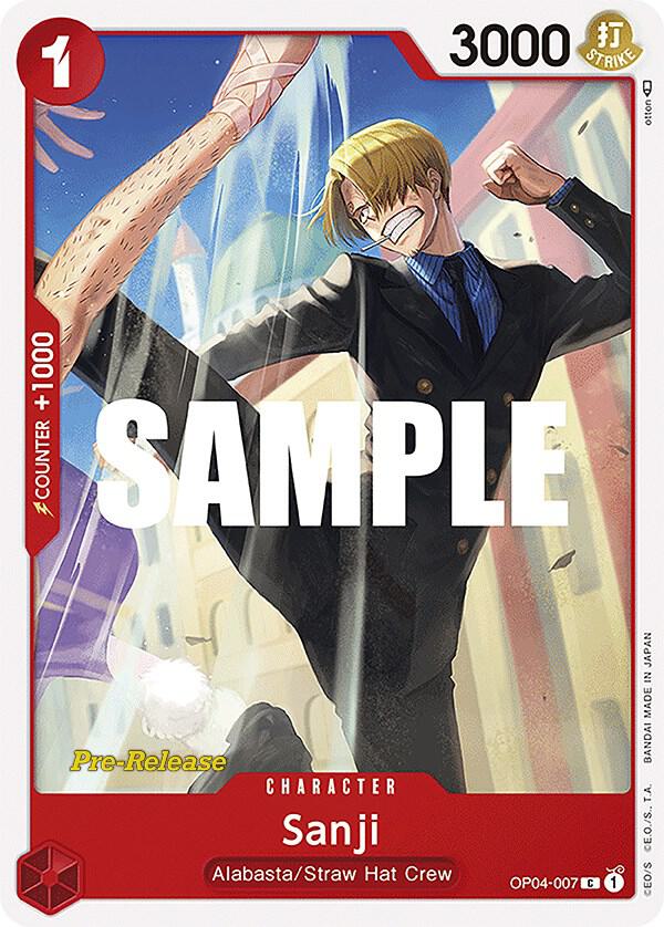 Sanji (007) - Common - One Piece Card Game