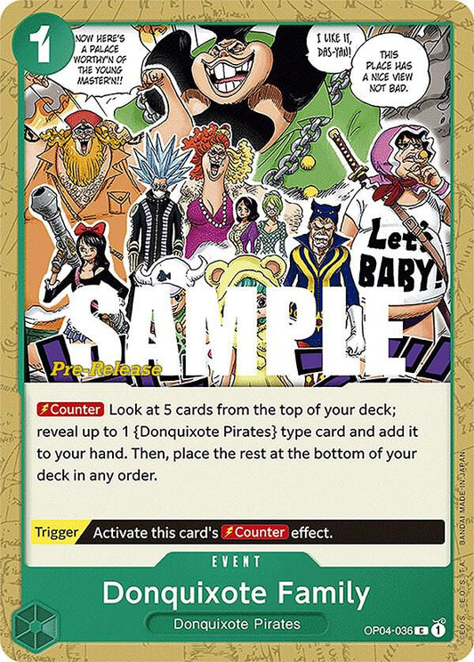 Donquixote Family - Common - One Piece Card Game