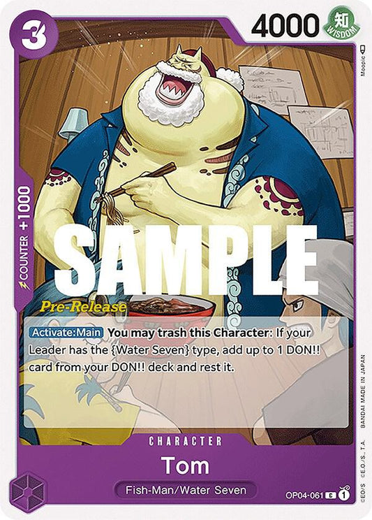 Tom - Common - One Piece Card Game