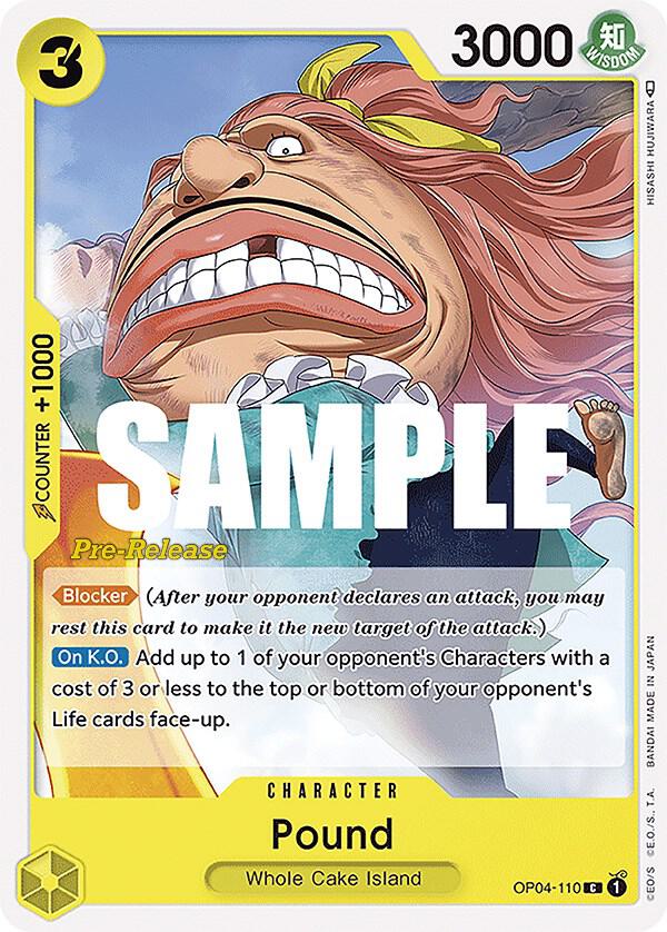 Pound - Common - One Piece Card Game