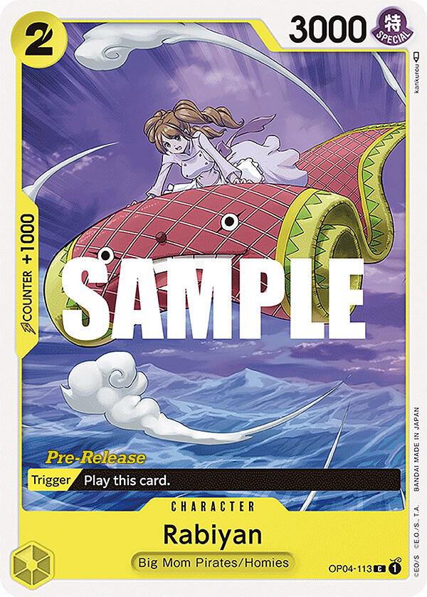 Rabiyan - Common - One Piece Card Game