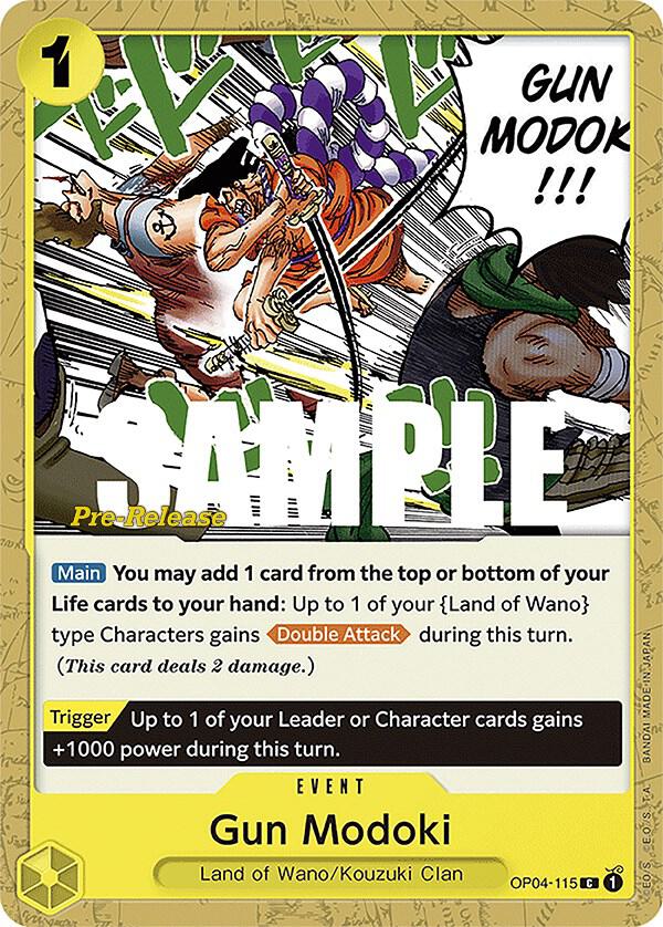 Gun Modoki - Common - One Piece Card Game