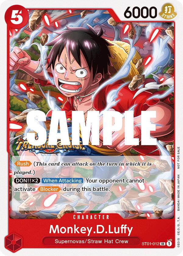 Monkey.D.Luffy (Tournament Pack Vol. 5) - Super Rare - One Piece Card Game