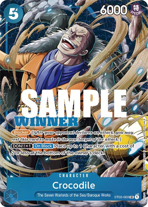 Crocodile (Winner Pack Vol. 5) - Super Rare - One Piece Card Game