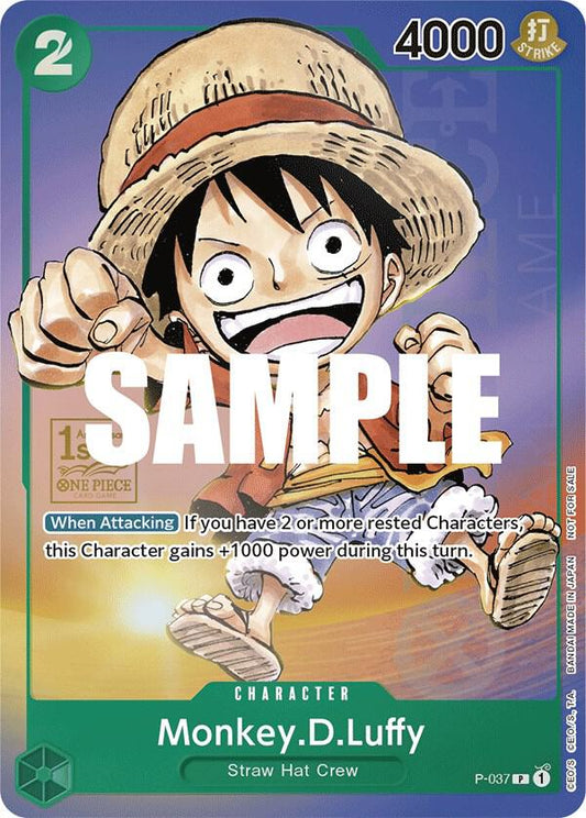 Monkey.D.Luffy (037) (1st Anniversary Tournament) - Promo - One Piece Card Game