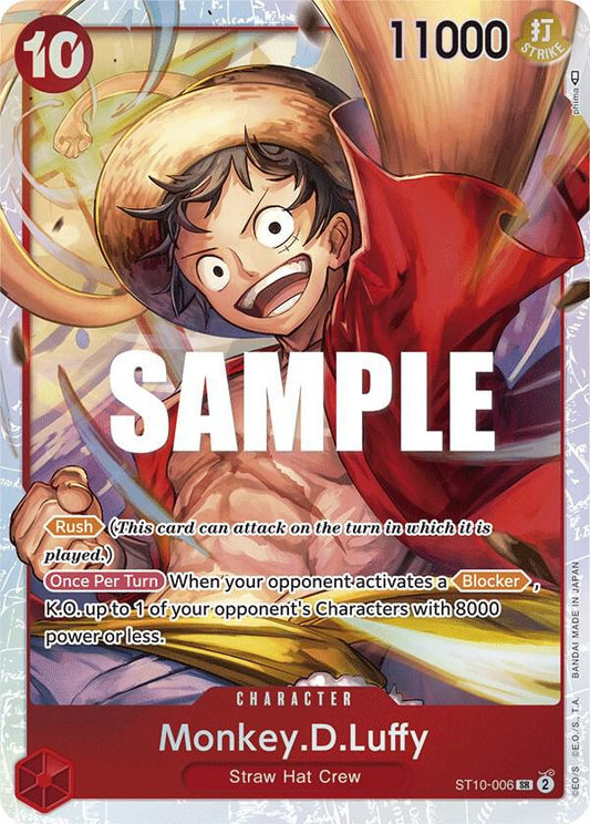 Monkey.D.Luffy (006) - Super Rare - One Piece Card Game