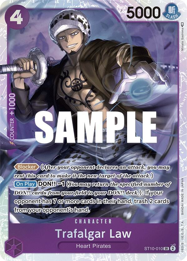 Trafalgar Law (010) - Super Rare - One Piece Card Game