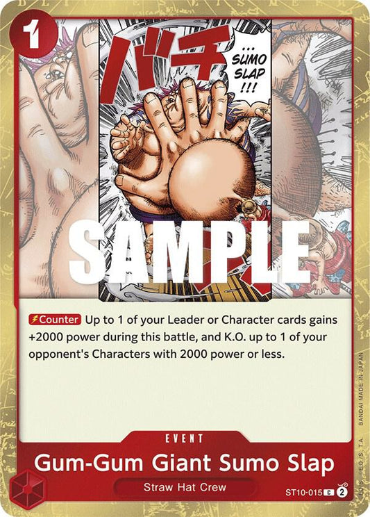 Gum-Gum Giant Sumo Slap - Common - One Piece Card Game