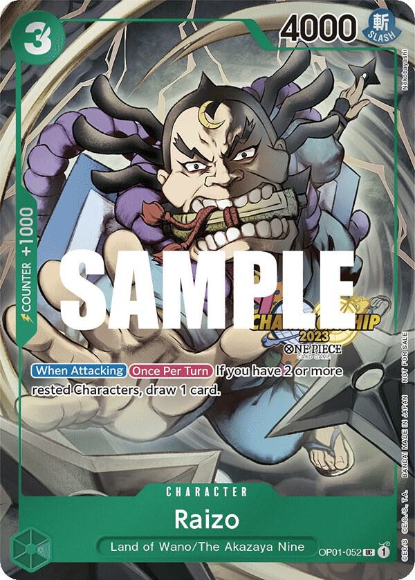 Raizo (CS 2023 Event Pack) - Uncommon - One Piece Card Game