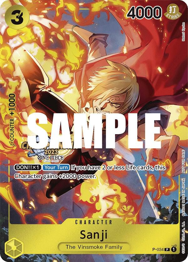 Sanji (CS 2023 Event Pack) - Promo - One Piece Card Game