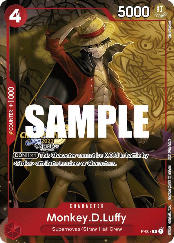 Monkey.D.Luffy (007) (CS 2023 Celebration Pack) - Promo - One Piece Card Game