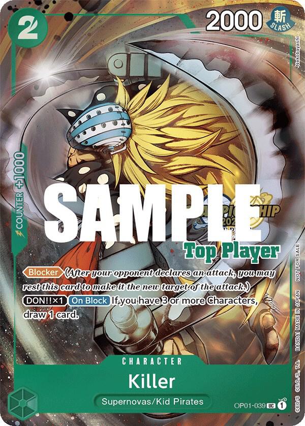 Killer (CS 2023 Top Players Pack) - Uncommon - One Piece Card Game