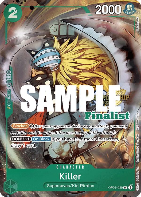 Killer (CS 2023 Top Players Pack) [Finalist] - Uncommon - One Piece Card Game