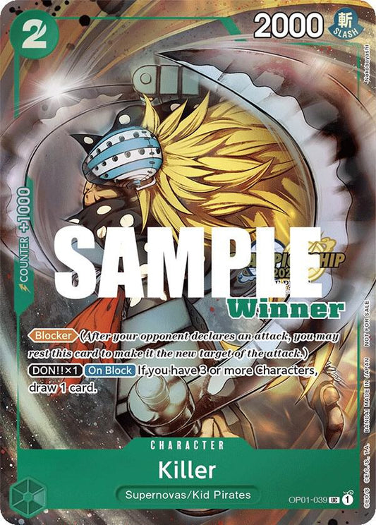 Killer (CS 2023 Top Players Pack) [Winner] - Uncommon - One Piece Card Game