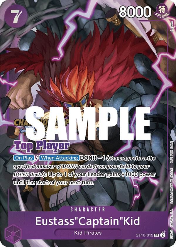 Eustass"Captain"Kid (CS 2023 Top Players Pack) - Super Rare - One Piece Card Game