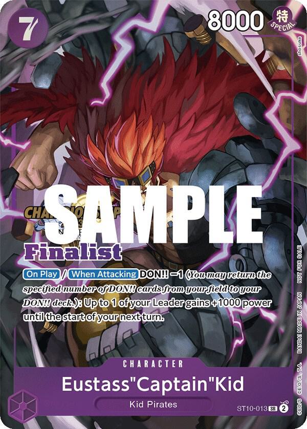 Eustass"Captain"Kid (CS 2023 Top Players Pack) [Finalist] - Super Rare - One Piece Card Game