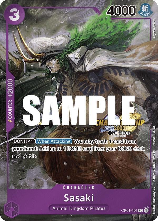 Sasaki (CS 2023 Event Pack Finalist Ver.) - Uncommon - One Piece Card Game