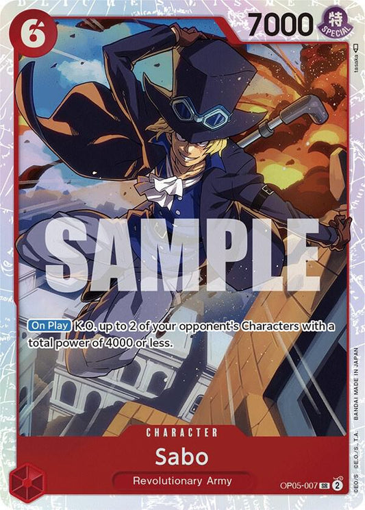 Sabo (007) - Super Rare - One Piece Card Game