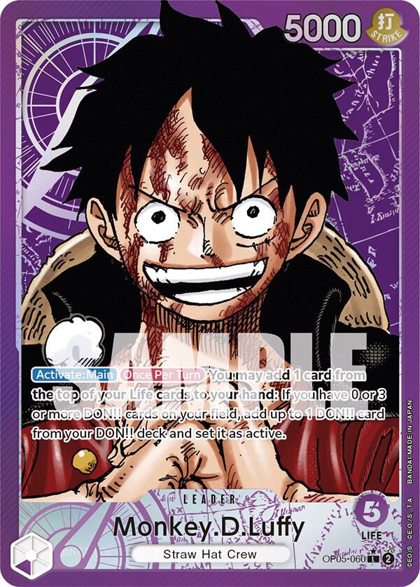 Monkey.D.Luffy (060) (Alternate Art) - Leader - One Piece Card Game