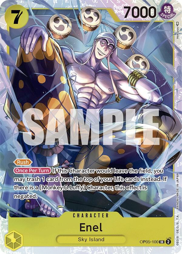 Enel (100) - Super Rare - One Piece Card Game