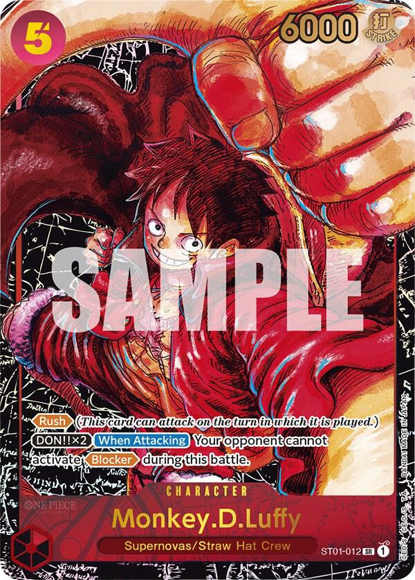 Monkey.D.Luffy (012) (Alternate Art) - Super Rare - One Piece Card Game