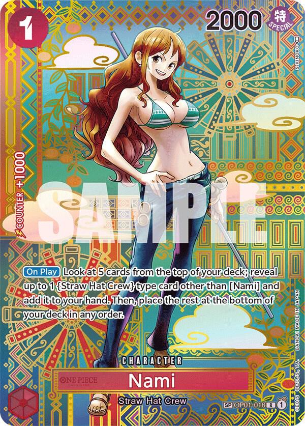 Nami (SP) - Rare - One Piece Card Game