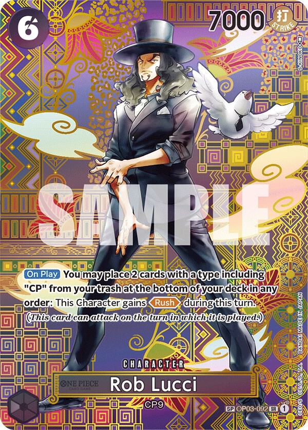 Rob Lucci (092) (SP) - Super Rare - One Piece Card Game