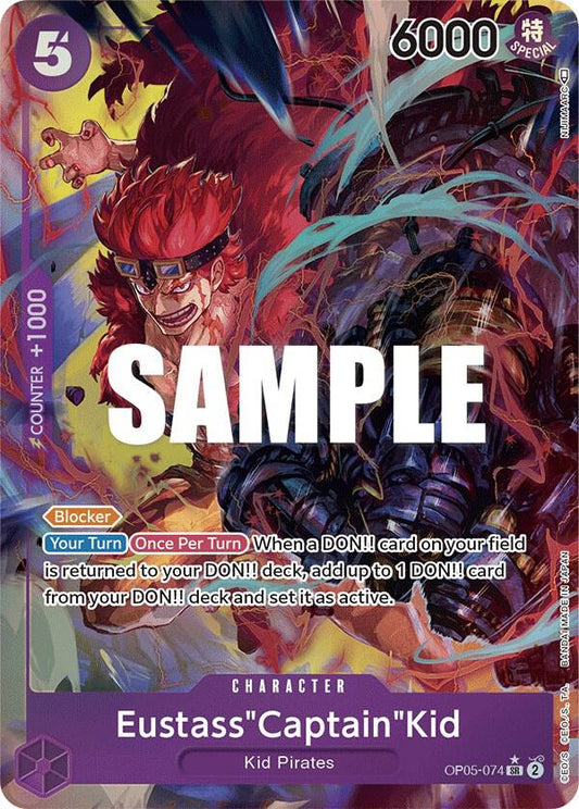 Eustass"Captain"Kid (Alternate Art) - Super Rare - One Piece Card Game