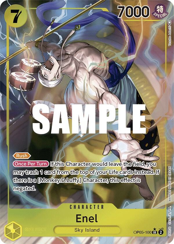 Enel (100) (Alternate Art) - Super Rare - One Piece Card Game