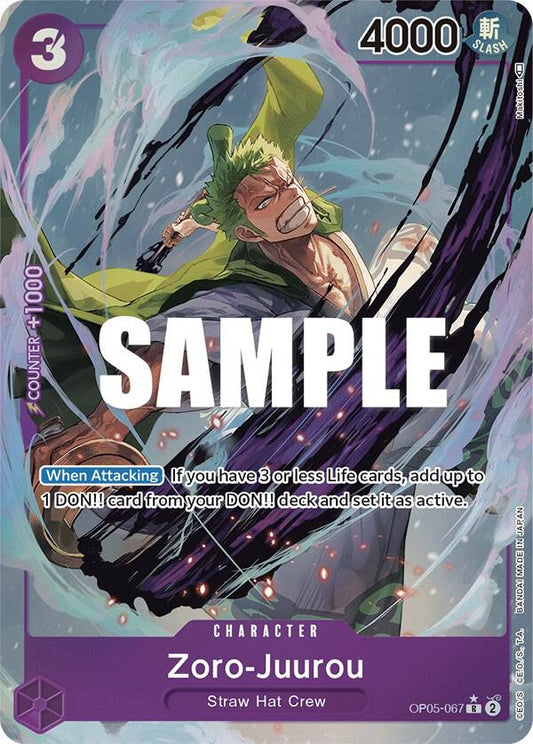 Zoro-Juurou (Alternate Art) - Rare - One Piece Card Game