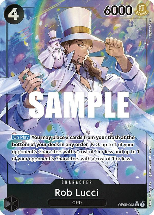 Rob Lucci (093) (Alternate Art) - Super Rare - One Piece Card Game