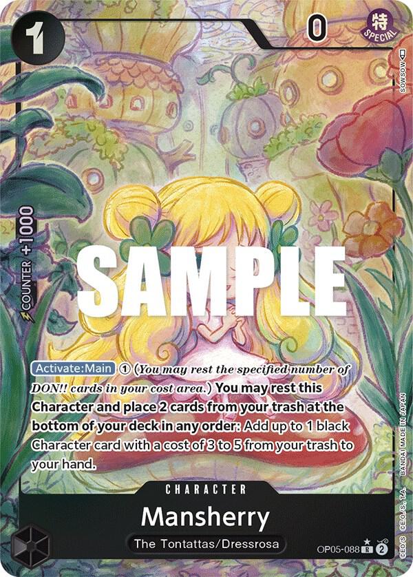 Mansherry (Alternate Art) - Rare - One Piece Card Game