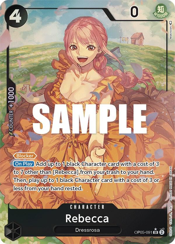 Rebecca (Alternate Art) - Super Rare - One Piece Card Game