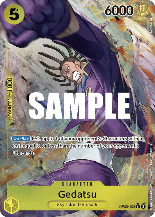 Gedatsu (Alternate Art) - Rare - One Piece Card Game