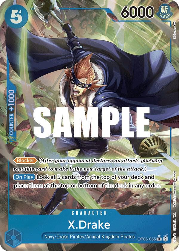 X.Drake (Alternate Art) - Rare - One Piece Card Game