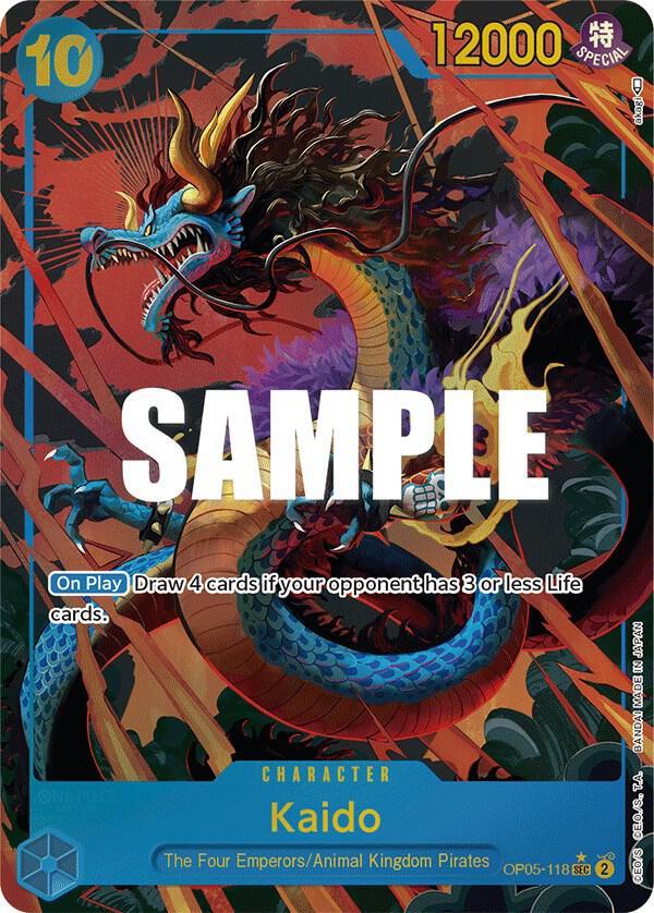 Kaido (118) (Alternate Art) - Secret Rare - One Piece Card Game