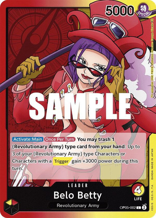 Belo Betty (002) - Leader - One Piece Card Game