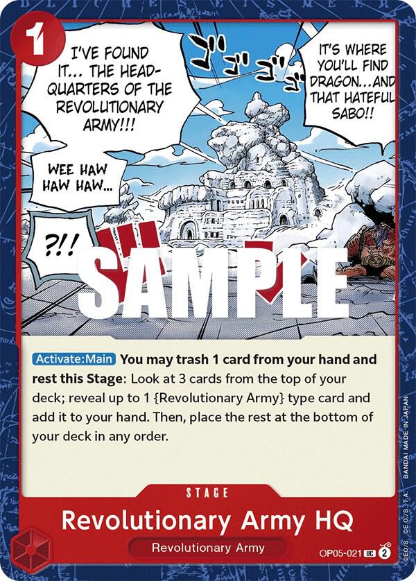 Revolutionary Army HQ - Uncommon - One Piece Card Game