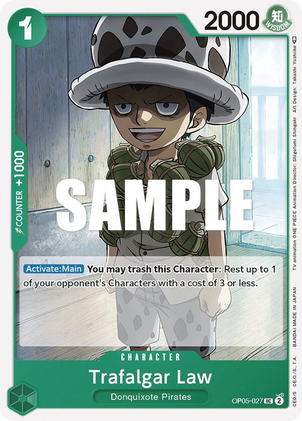 Trafalgar Law (027) - Uncommon - One Piece Card Game