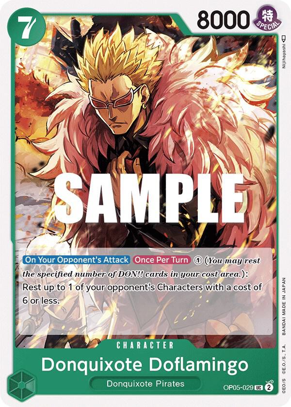 Donquixote Doflamingo (029) - Uncommon - One Piece Card Game