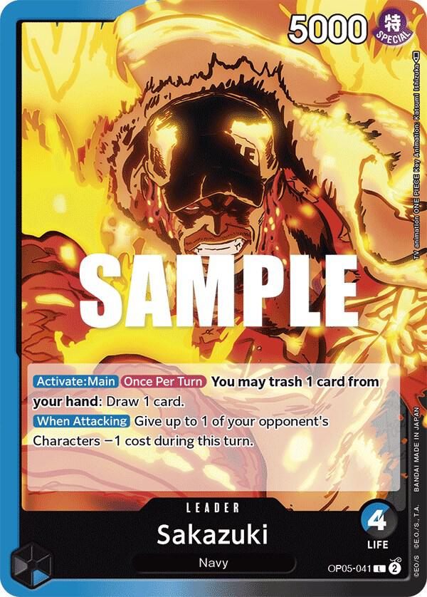 Sakazuki - Leader - One Piece Card Game