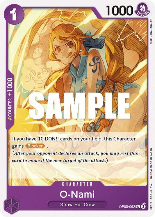 O-Nami - Uncommon - One Piece Card Game