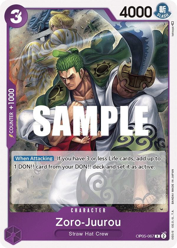 Zoro-Juurou - Rare - One Piece Card Game