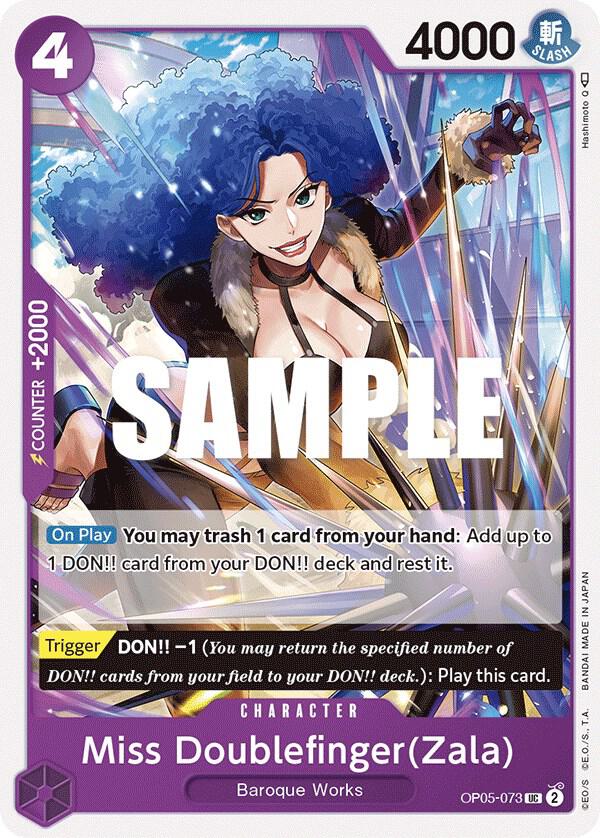 Miss Doublefinger(Zala) - Uncommon - One Piece Card Game