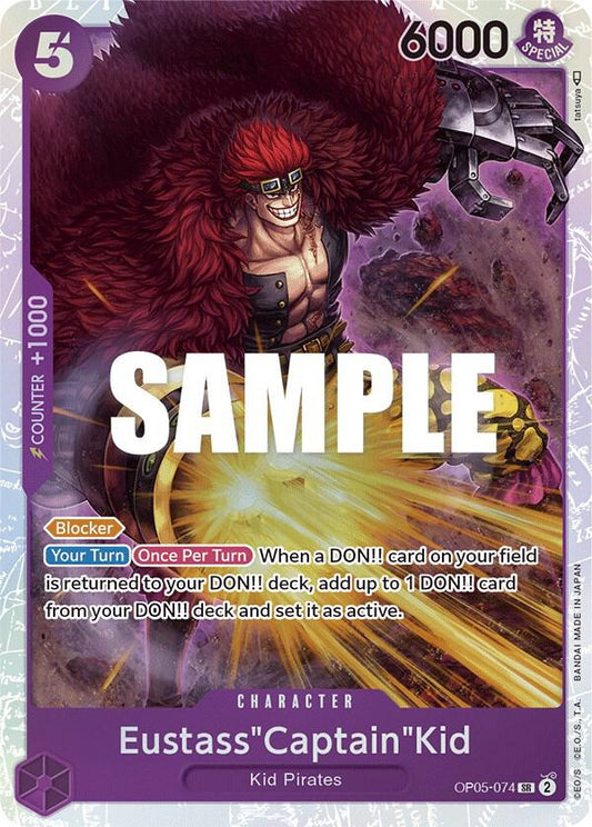 Eustass"Captain"Kid - Super Rare - One Piece Card Game