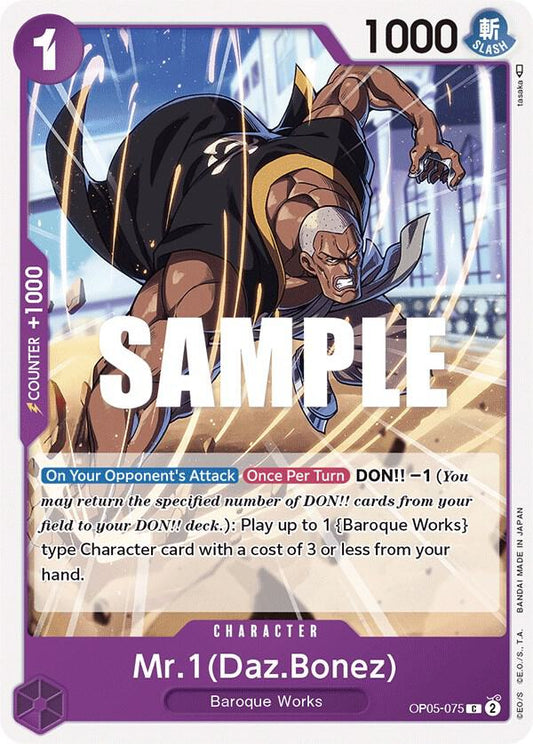 Mr.1 (Daz.Bonez) - Common - One Piece Card Game