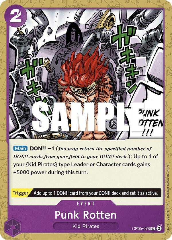 Punk Rotten - Uncommon - One Piece Card Game