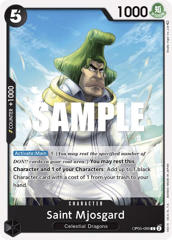 Saint Mjosgard - Common - One Piece Card Game