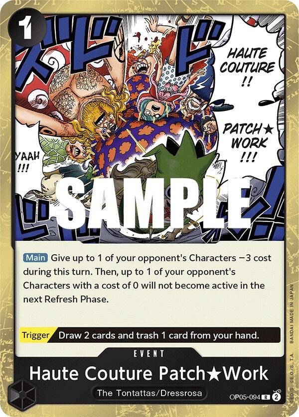 Haute Couture Patch Work - Rare - One Piece Card Game